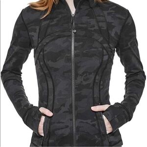 LULULEMON Black Gray Grey DEFINE Camo Camouflage Jacket 6